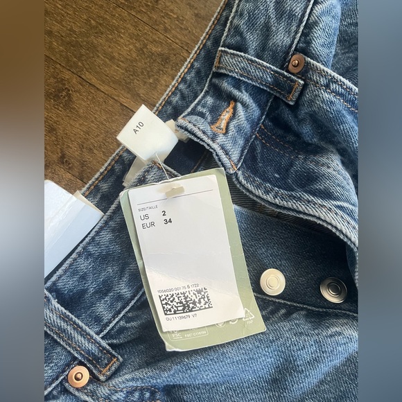 H&M Flare High waist ankle length size 2 - Picture 3 of 4